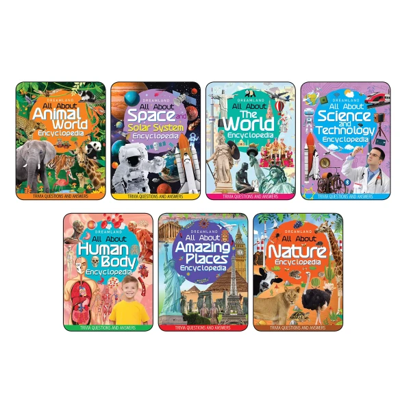 Children Encyclopedia Books Pack for Age 5 - 15 Years- All About Trivia  Questions and Answers | Animals World, Space and Solar System, The World,  Science and Technology, Human Body, Amazing Places, Nature